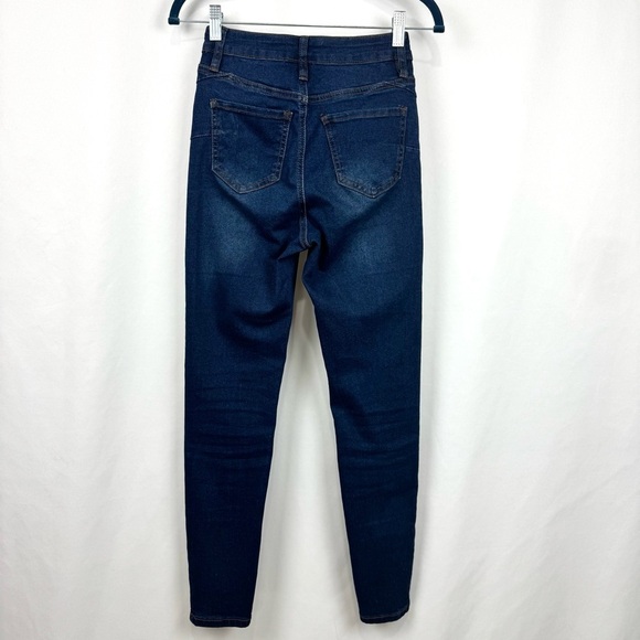 Rise Supply Co Jeans Women’s Sz 3 High Rise Skinny Jeans Dark Wash Blue Denim - Picture 2 of 13